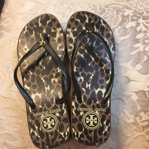 Tory Burch wedge sandal hardly worn size 7